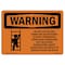 Signmission OSHA, Do Not Use Or Take Down This Scaffolding, 10in X 7in Rigid Plastic, 7" W, 10" L, Landscape OS-WS-P-710-L-12575 - alternate 1